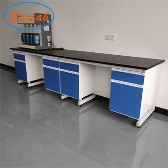 Quality Corrosion Resistant Lab Bench Table Steel Wood Material Waterproof for sale