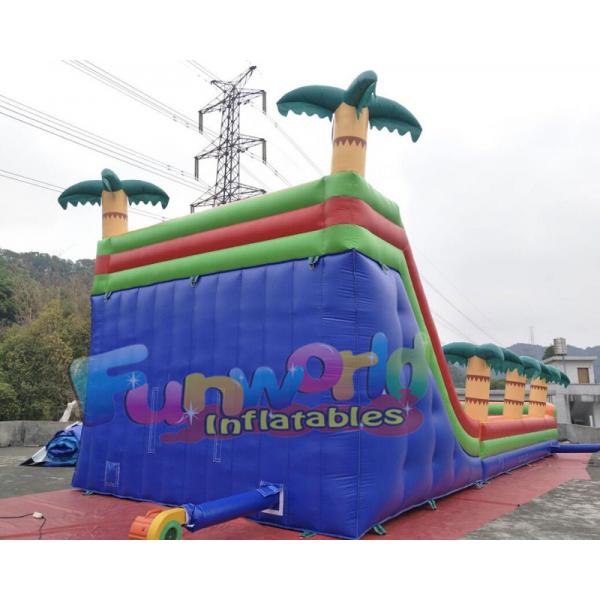 Quality Outdoor Long Inflatable Water Slide Slip N Slide 11x5.5x5.5 Meter for sale