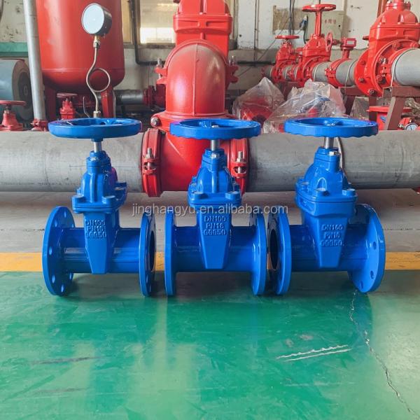 Quality Ductile Iron Soft Seat Gate Valve 8 Inch F4 German Standard for sale