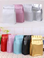 China Colorful Aluminum Foil Stand Up Zipper Pouch Coffee Bag With Valve factory