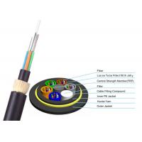 Quality ADSS Double Jacket Optical Fiber Cable 200m Span G652D FOYC / Corning Fiber for sale
