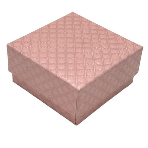 Quality Leather Pink Purple Ring Jewelry Packaging Box With Velvet Foam Insert for sale