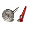 China Stainless Small Dial Pocket Milk Frothing Thermometer With Magnifying Lens factory