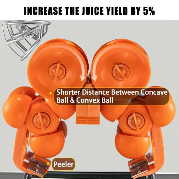 Quality Stainless Steel Automatic Orange Juicer Machine / Fruit Juice Extracting for sale