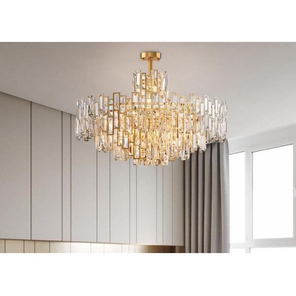 Quality 100cm Diamater 30cm Height Restaurant 260V Crystal Pendant Light for sale