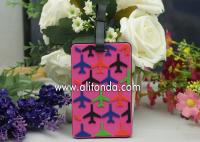 China Custom plane luggage tag for airline company promotional luggage tag travel agent souvenir gifts luggage tag factory