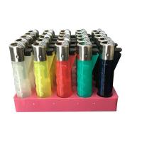 China Plastic Finger Flint Lighter Direct Sale Refillable Cigarette Lighter 7.47*2.24*1.7 CM factory