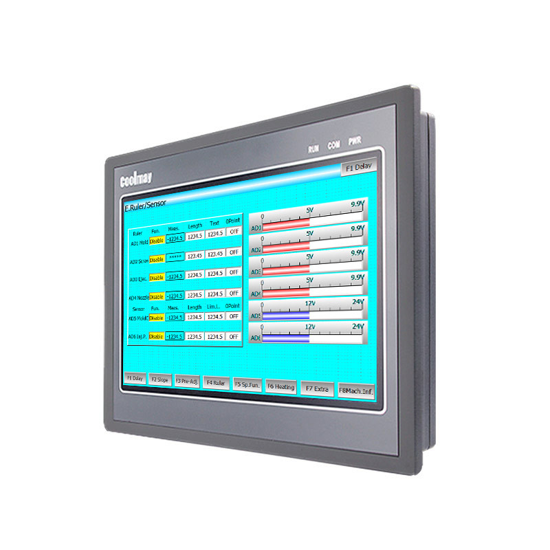 China 222*133mm Display HMI PLC All In One 128MB RAM PLC HMI Panel With Integrated PLC factory