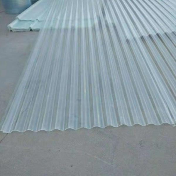 Quality Transparent Roofing Fiber Resin Glazed Tile Corrugated Clear PVC Sheet Roofing for sale