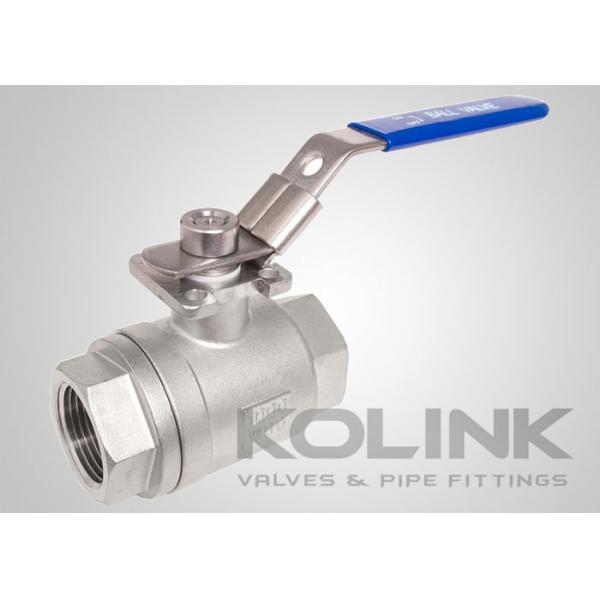 Quality 2-piece Ball Valve BSPT NPT 1000PSI Full Bore CF8 CF8M Stainless Steel for sale