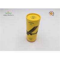 China Yellow Color Cardboard Cylinder Tubes Wine Packaging Umbrella Round Tube Box factory