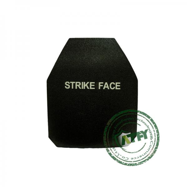 Quality Stand Alone Lightweight Ballistic Plate UHMWPE Black Hard Body Armor Plates IIIA Level for sale