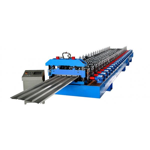Quality High Speed Metal Roofing Sheet Roll Forming Machinery 20 m / min With Gearbox Driving for sale