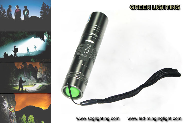 China GL-F020 XML-T6 LED Flashlight Torch 10W 1200 Lumen Rechargeable Dimmable factory