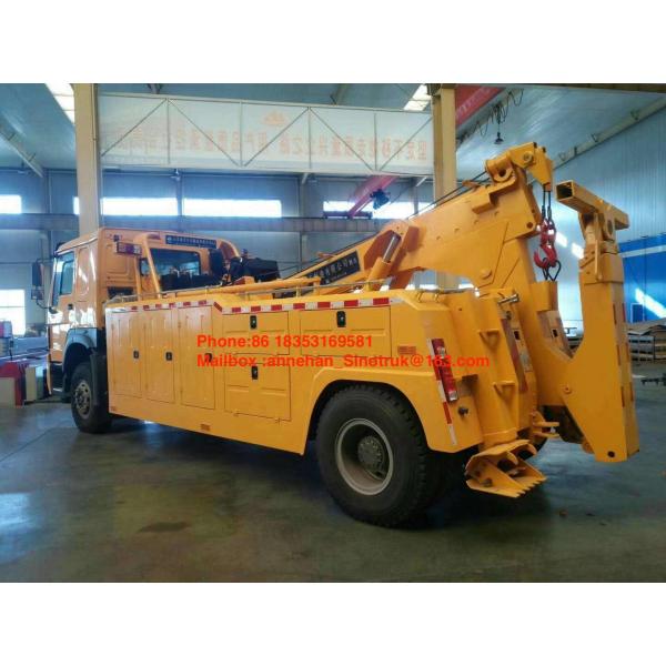 Quality Sinotruk Howo7 Euro2 10-15T Wrecker Truck 4x2 6 Wheels With 336hp Power for sale