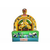 China Detachable roof material inflatable bounce house inflatable clown bounce house for children factory