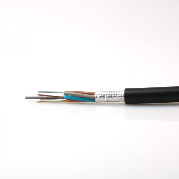 Quality 24 Core GYTS Outdoor Direct Buried Fiber Optic Cable Single Mode for sale