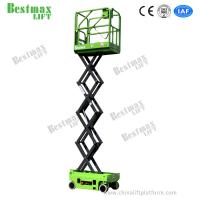 China MX390S Mobile Scissor Lift Platform Hydraulic Turning Wheels Type With CE factory