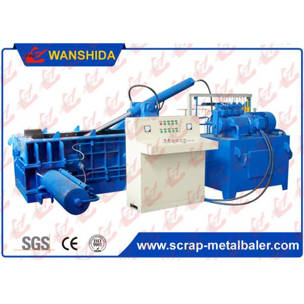 Quality Full Automatic PLC Steel Pipes Waste Aluminum Scrap Metal Balers 250x250mm for sale
