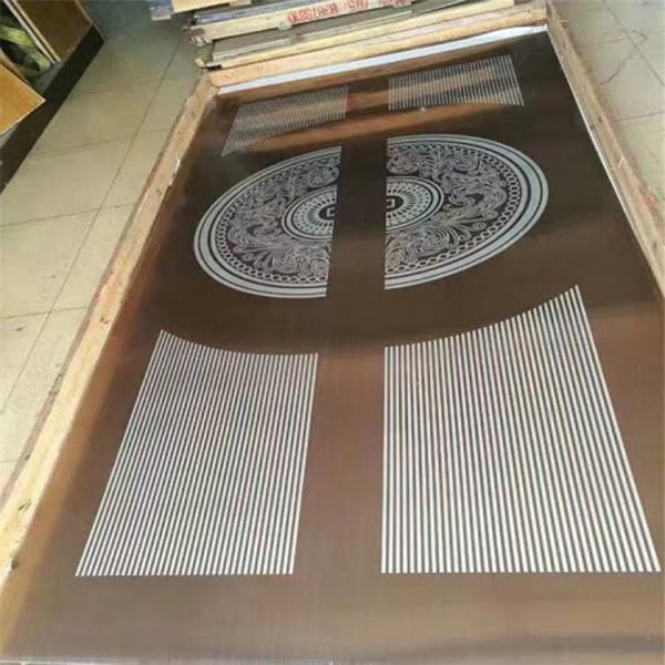 Quality Etching 316l Stainless Steel Mirror Sheet for sale