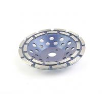 China Double Row Diamond Cup Wheel , Durable Metal Bond Diamond Wheel for sale