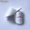 China Hotel Slippers Closed Toe Disposable White Coral Fleece 5 Star Quality factory