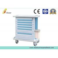 China Luxurious Hospital Equipment ABS Medicine Cart Medical Trolley With Drawers, File Bag (ALS-MT135) for sale
