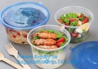 China 550ml Microwavable Plastic Disposable Food Packaging Container Rice Bowls For Food,Pp Round disposable cheap high qualit factory
