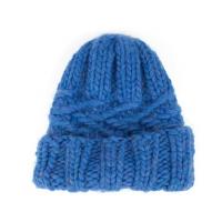 China Women Latest 100% wool Knit beanie hat in fashion design factory