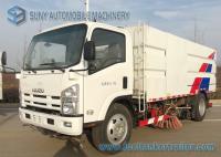 China 6 Wheeler Isuzu Road Sweeper Truck 6000KG Street Cleaning Vehicles 4 X 2 Truck factory