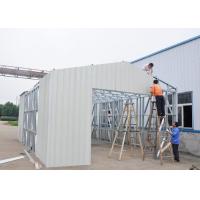China New Light Steel Frame Metal Structure Metal Car Sheds/Garden Shed Custom House With New Design for sale