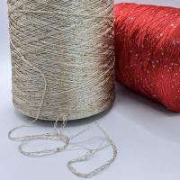 Quality 3MM 6MM Sequin Yarn 100% Paillette Mercerized Cotton Sequin Knitting Yarn 192 for sale