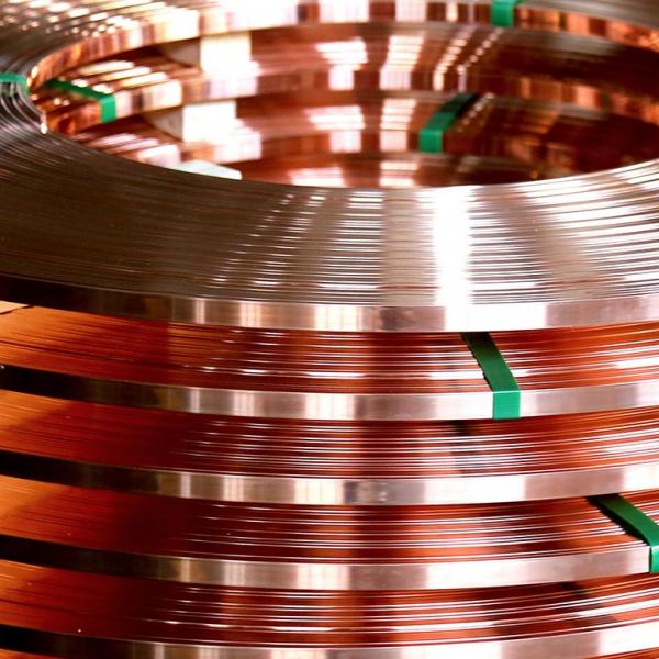 Quality Copper Strip Roll  Excellent Electrical Conductivity T2 Grade for sale