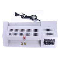 China Large Rubber A4 Desktop Laminating Machine for Paper Protection and Durable Metal Design factory