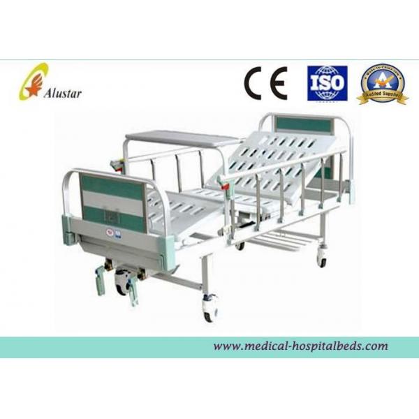 Quality CE Approved Manual 2 Crank Medical Hospital Beds With Covered Castors (ALS-M223) for sale