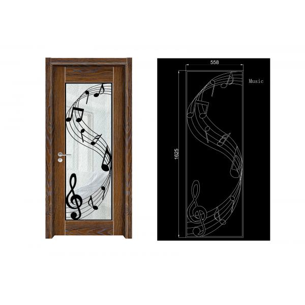Quality Steel House Luxury Double Door Wrought Iron Door Glass Agon Filled 22*64inch Size Shaped for sale