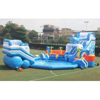 China Inflatable Summer Shark Theme Water Park Playground Digital Printing factory