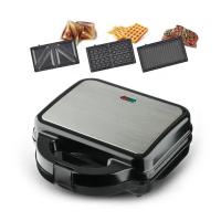 Quality Stainless Steel Waffle Sandwich Makers 3 In 1 Kitchen Multifunction for sale