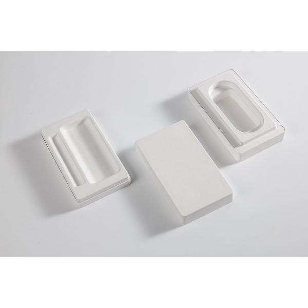 Quality Trimmed Moulded Paper Packaging Sustainable Wet Press Pulp Tray 100% Plastic Free for sale