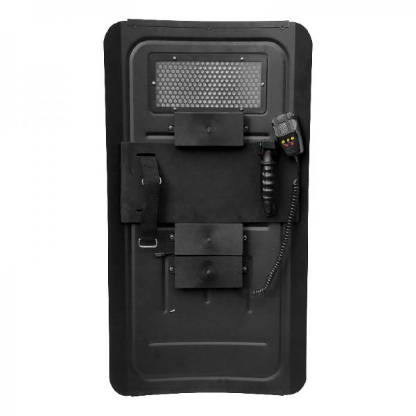 Quality Aluminum Military Ballistic Armor Riot Shield With Lights Shouting Function for sale