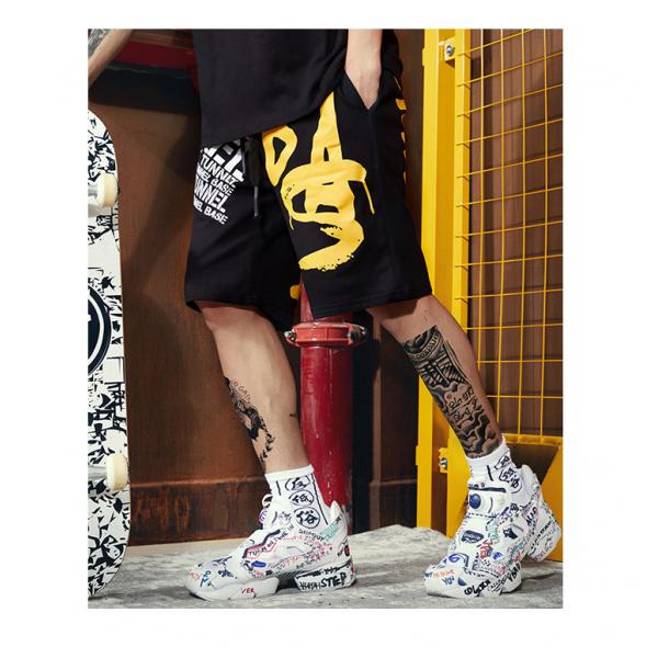 Quality 5XL 6XL Monogrammed Men Streetwear Shorts Hip Hop Punk Rock Loose Sport Pants for sale