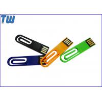 China Portable Plastic Paper Clip 2GB Usb Disk for Company Gift and Business Man factory