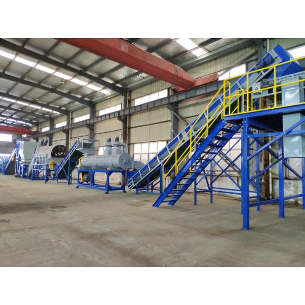 Quality Stainless Steel Plastic Washing Recycling Machine With 4-5 Rollers 156 KW for sale