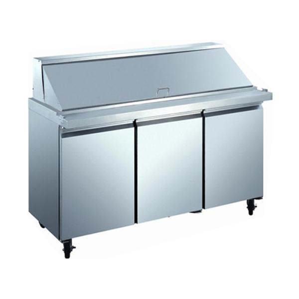 Quality Fan Cooling 350L Salad Bar Display Fridge for restaurant for sale