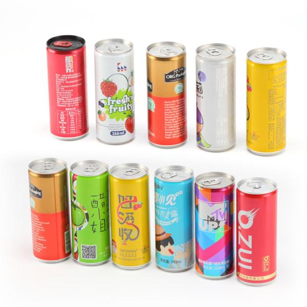 Quality 134mm Slim Style Food Beverage Packaging Aluminium Cans 330ml for sale