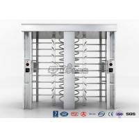 China Stainless Steel Turnstile Gate Security Systems Built In Unique Fire Control Interface factory