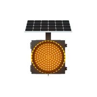 China 300mm Yellow Flashing Warning Solar Other Safety Products LED Traffic Light factory