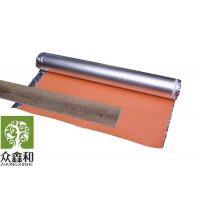 china 1.1m Width 2mm Rubber Laminate Floor Underlay Orange Allergy Friendly