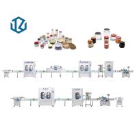 China Automatic Glass Bottle Filling Line For Peanut Butter Honey Bird'S Nest Syrup Jam factory