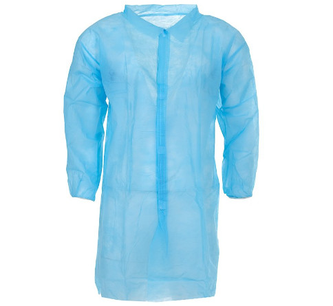 Quality 2XL Waterproof Disposable Laboratory Gown With Velcro Closure for sale